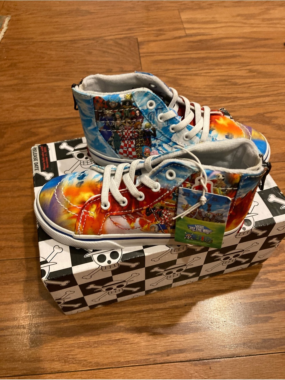 Vans Sk8-Hi Zip One Piece Punk Hazard Mule Box Art — Black & White